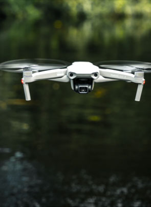 Box With The Mavic Air 2 Drone On The Cover